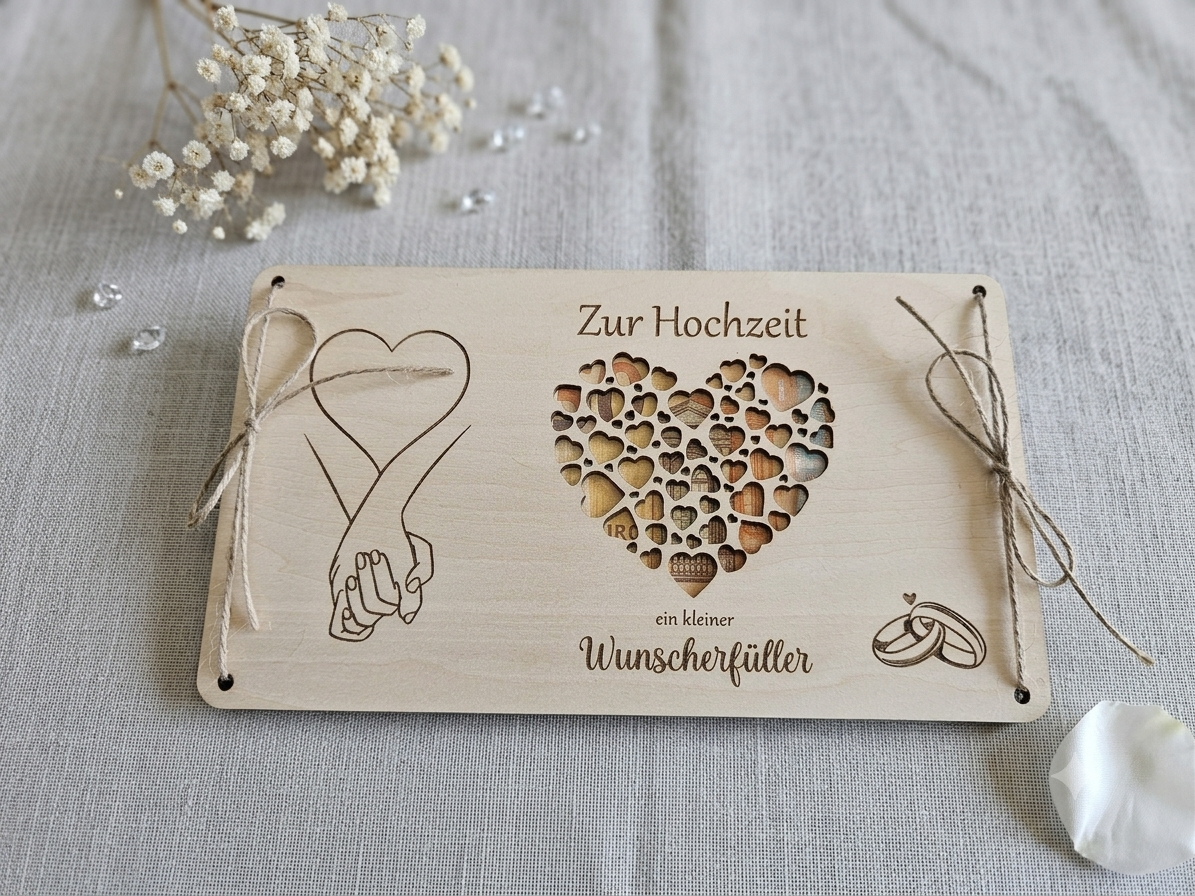 Geldgeschenkkarten Hochzeit