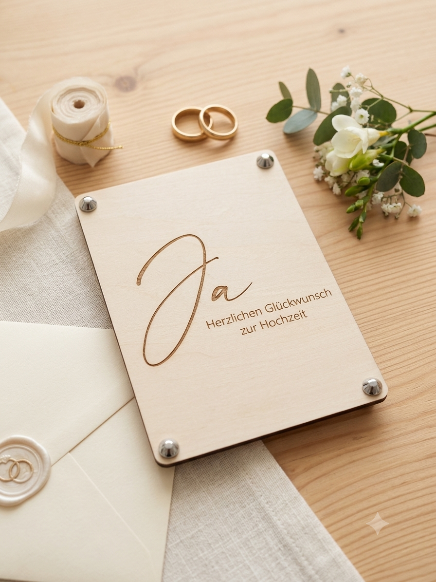 Geldgeschenkkarten Hochzeit