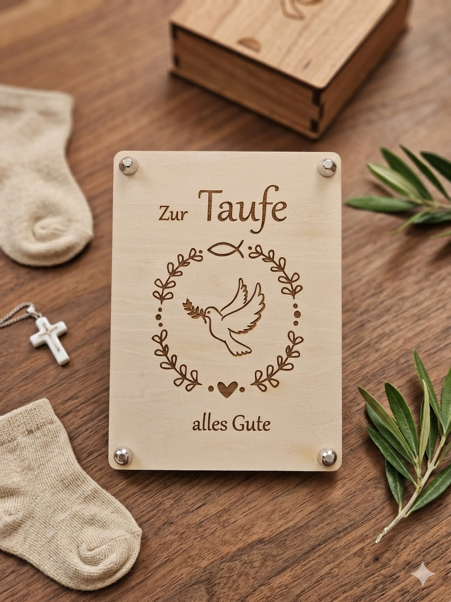 Geldgeschenkkarten Taufe