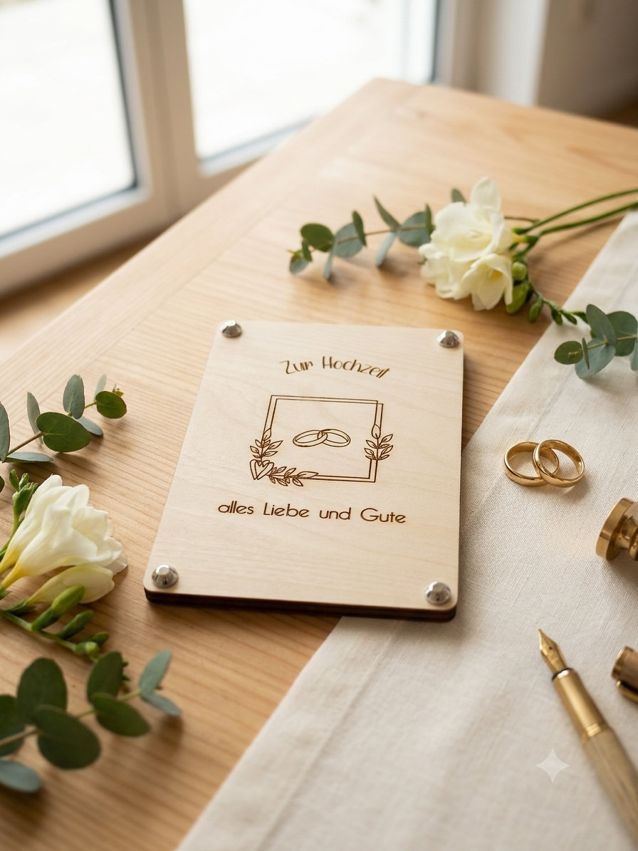 Geldgeschenkkarten Hochzeit
