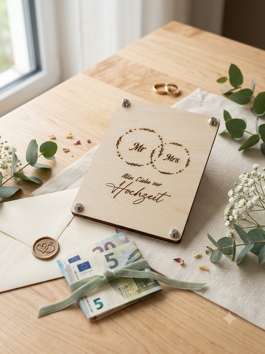 Geldgeschenkkarten Hochzeit