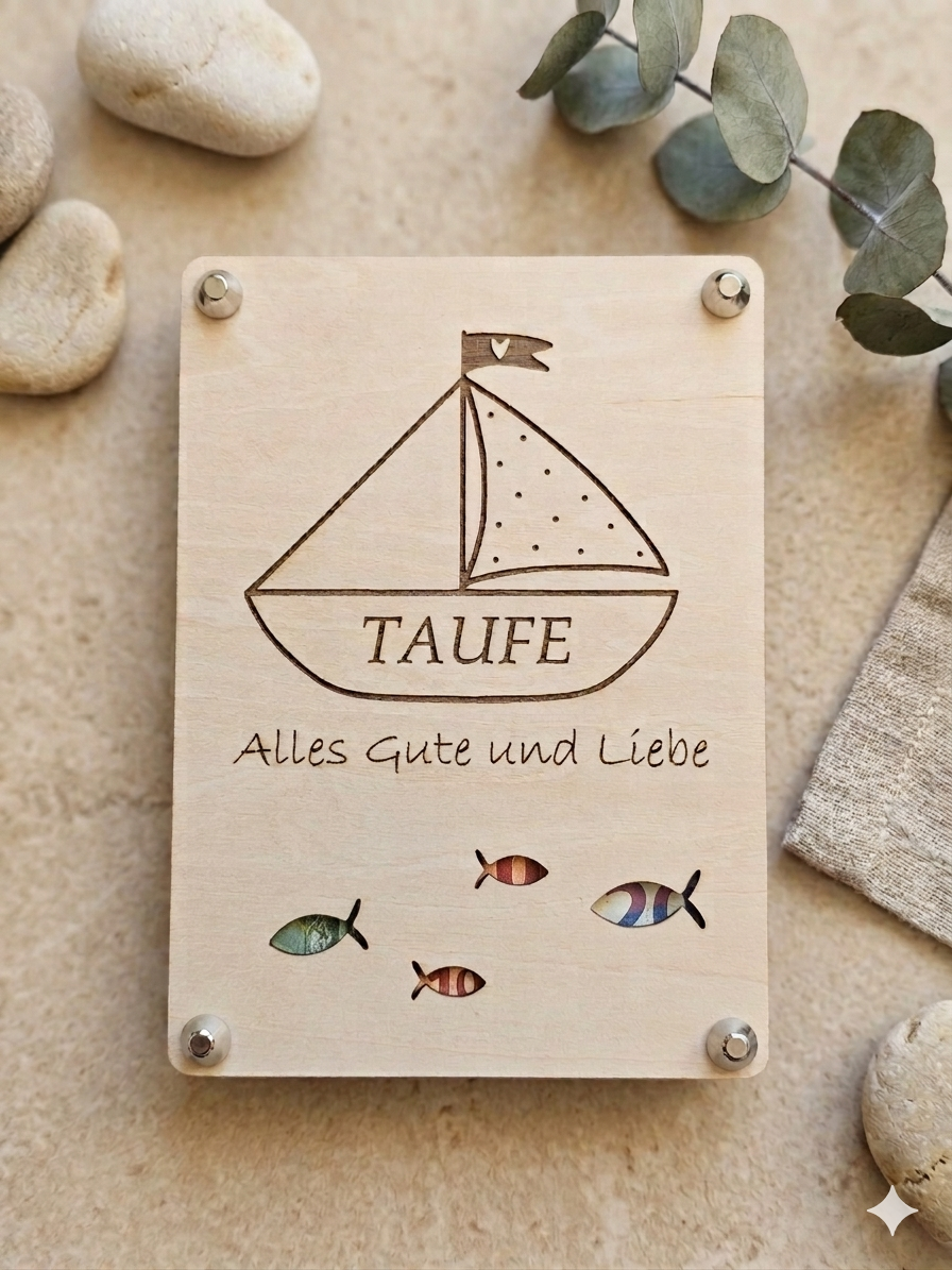 Geldgeschenkkarten Taufe