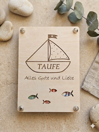 Geldgeschenkkarten Taufe