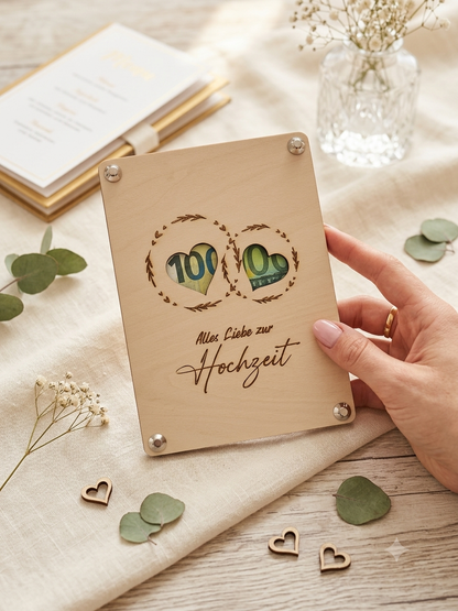 Geldgeschenkkarten Hochzeit