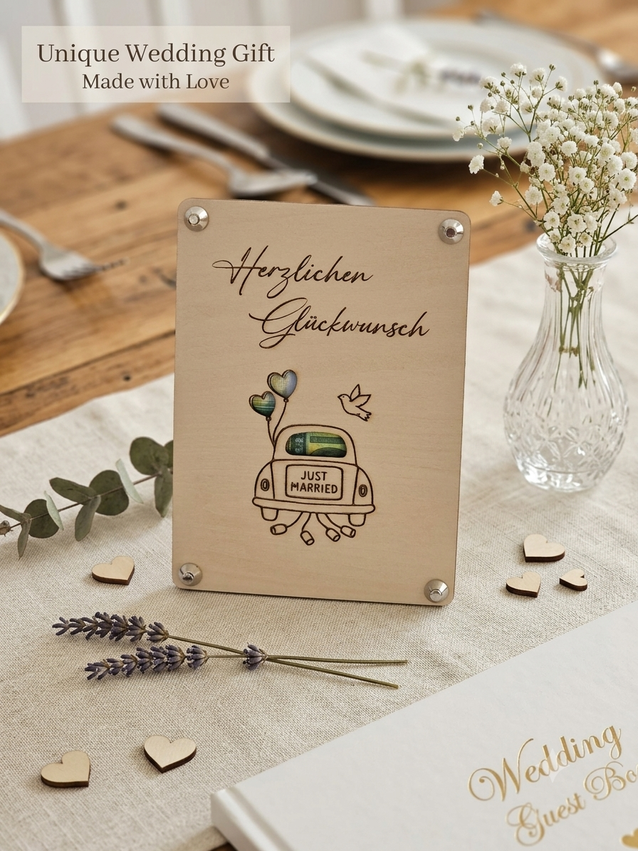 Geldgeschenkkarten Hochzeit