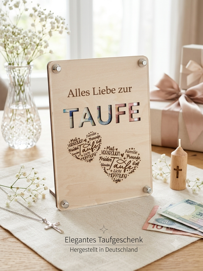 Geldgeschenkkarten Taufe